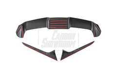 Audi RS6 C8 2020-ON with Aftermarket Parts - Rear Trunk Spoiler Pre-preg Carbon Fiber from Karbel Carbon