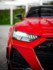 Audi RS6 C8 2020-ON & RS7 C8 2020-ON with Aftermarket Parts - Front Canards Pre-preg Carbon Fiber from Karbel Carbon