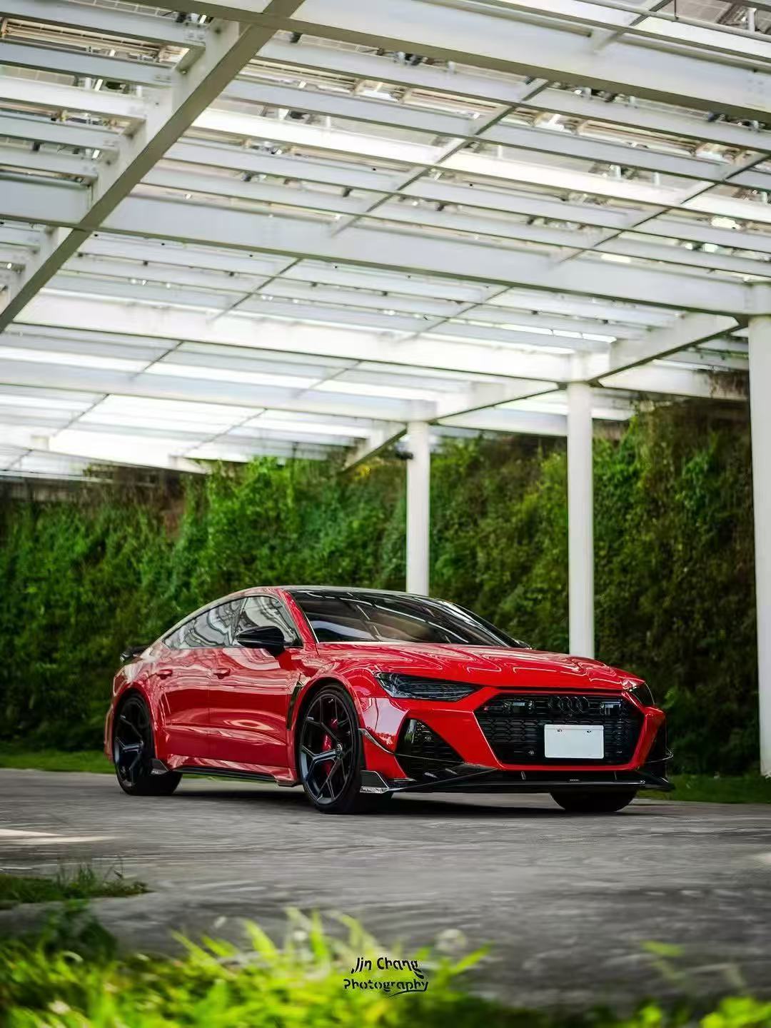 Audi RS6 C8 2020-ON & RS7 C8 2020-ON With Aftermarket Parts - Side Skirts Pre-preg Carbon Fiber from Karbel Carbon