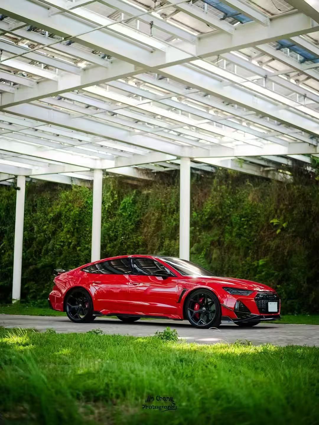 Audi RS6 C8 2020-ON & RS7 C8 2020-ON With Aftermarket Parts - Side Skirts Pre-preg Carbon Fiber from Karbel Carbon