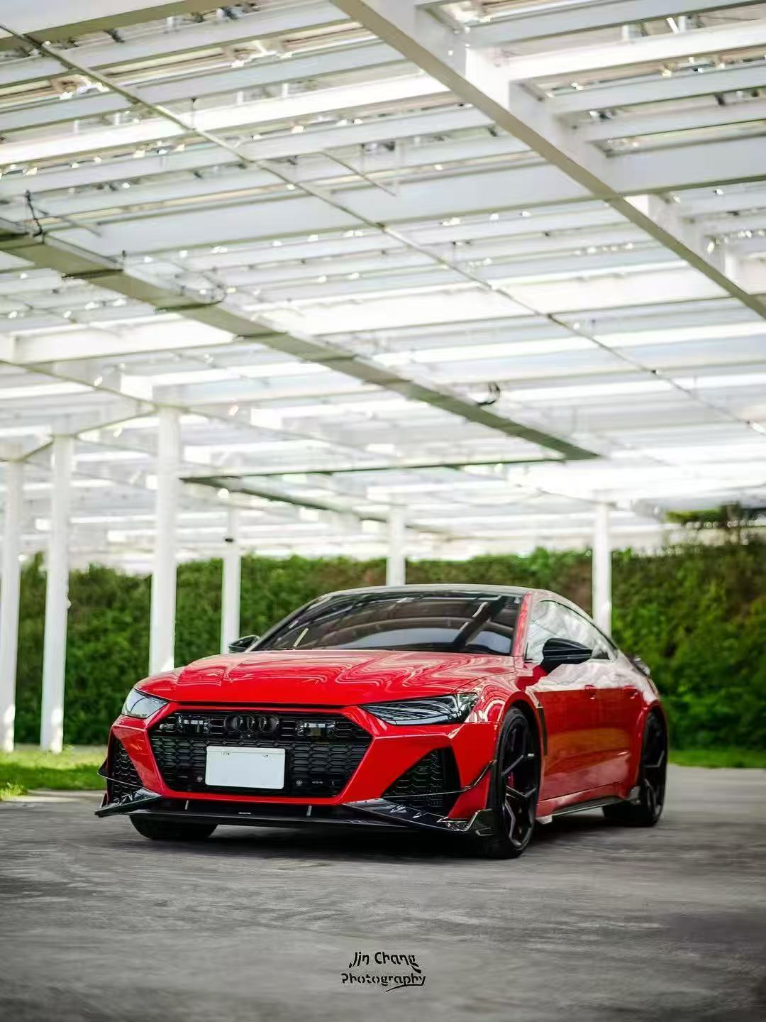 Audi RS6 C8 2020-ON & RS7 C8 2020-ON With Aftermarket Parts - Side Skirts Pre-preg Carbon Fiber from Karbel Carbon