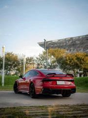 Audi RS6 C8 2020-ON & RS7 C8 2020-ON With Aftermarket Parts - Rear Diffuser & Canards Pre-preg Carbon Fiber from Karbel Carbon