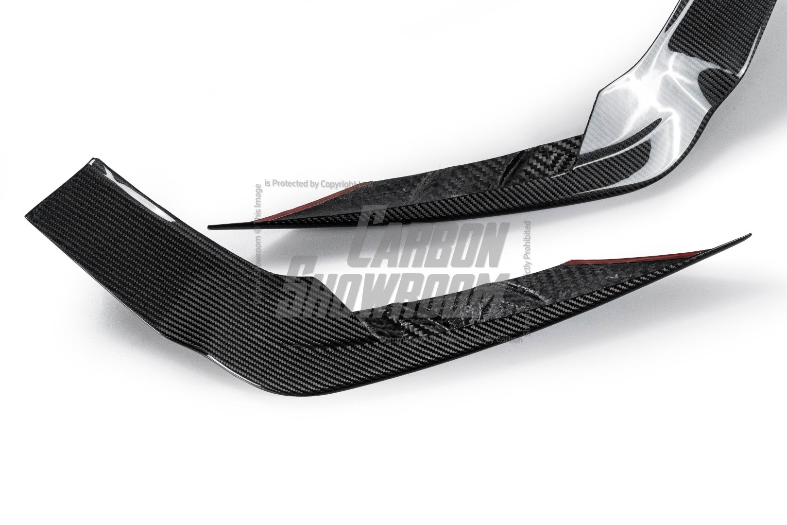 Audi RS6 C8 2020-ON & RS7 C8 2020-ON with Aftermarket Parts - Front Lip Pre-preg Carbon Fiber from Karbel Carbon