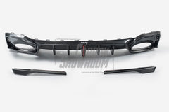 Audi RS6 C8 2020-ON & RS7 C8 2020-ON With Aftermarket Parts - Rear Diffuser & Canards Pre-preg Carbon Fiber from Karbel Carbon