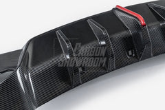 Audi RS6 C8 2020-ON & RS7 C8 2020-ON With Aftermarket Parts - Rear Diffuser & Canards Pre-preg Carbon Fiber from Karbel Carbon