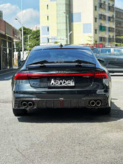 Audi RS7 S7 A7 C8 2019-ON with Aftermarket Parts - V2 Style Rear Spoiler Pre-preg Carbon Fiber from Karbel Carbon