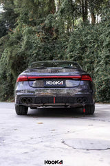 Audi RS7 S7 A7 C8 2019-ON with Aftermarket Parts - V2 Style Rear Spoiler Pre-preg Carbon Fiber from Karbel Carbon