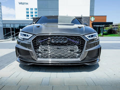 Audi S3 A3 8V.5 2017 2018 2019 2020 with Aftermarket Parts - Front Bumper Pre-preg Carbon Fiber from Karbel Carbon
