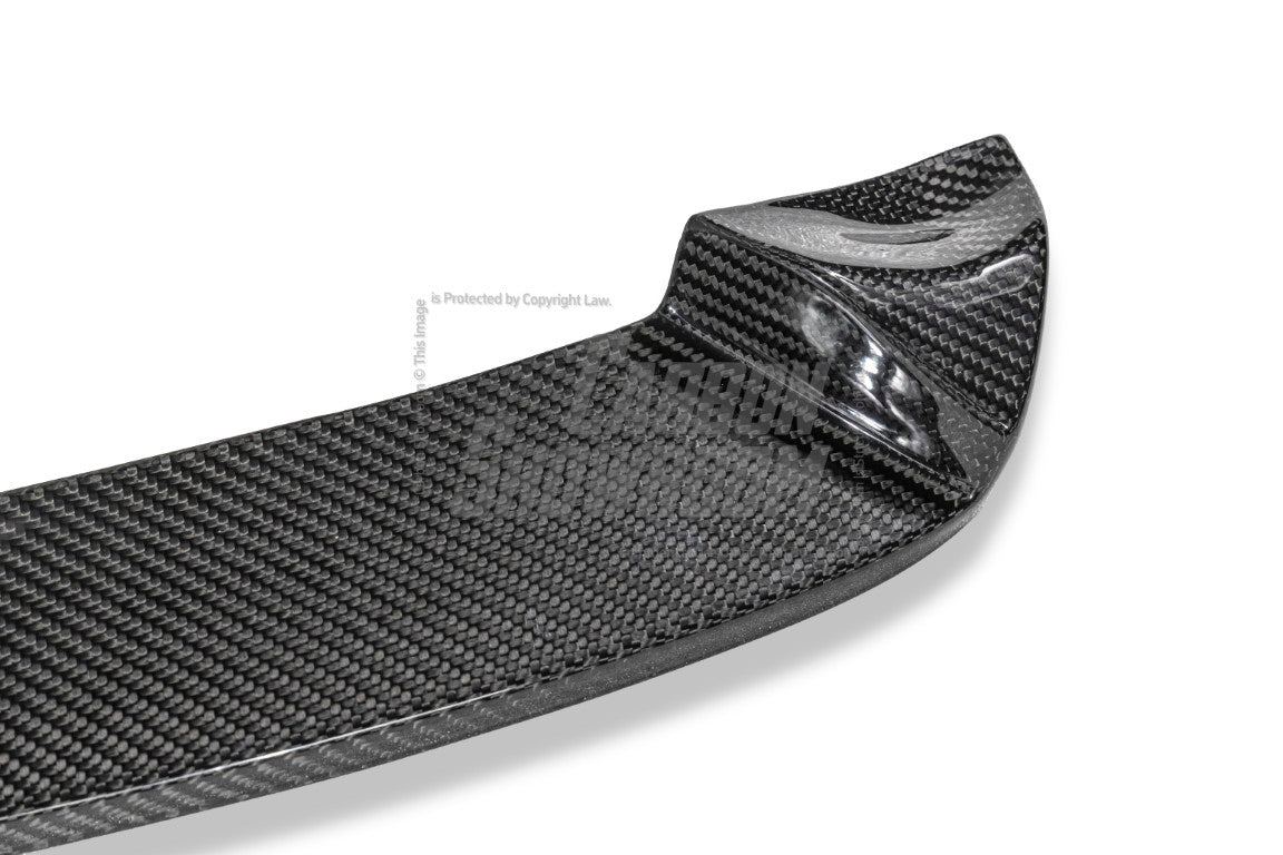 Audi S3 A3 (with S-bumper) 8V.5 2017 2018 2019 2020 with Aftermarket Parts - Front Lip Pre-preg Carbon Fiber from Karbel Carbon