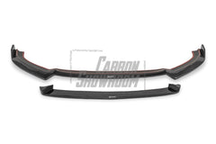 Audi S3 A3 (with S-bumper) 8V.5 2017 2018 2019 2020 with Aftermarket Parts - Front Lip Pre-preg Carbon Fiber from Karbel Carbon