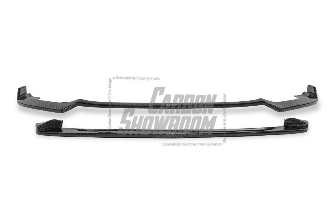 Audi S3 A3 (with S-bumper) 8V.5 2017 2018 2019 2020 with Aftermarket Parts - Front Lip Pre-preg Carbon Fiber from Karbel Carbon