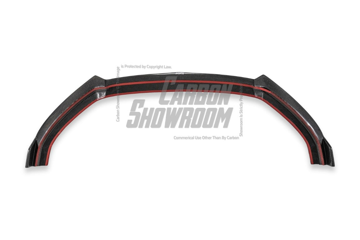 Audi S3 A3 (with S-bumper) 8V.5 2017 2018 2019 2020 with Aftermarket Parts - Front Lip Pre-preg Carbon Fiber from Karbel Carbon