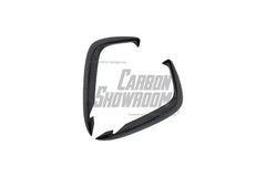 Audi S3 A3 S-line (with s-line bumper) 8V.5 2017 2018 2019 2020 with Aftermarket Parts - Upper Valences Pre-preg Carbon Fiber from Karbel Carbon