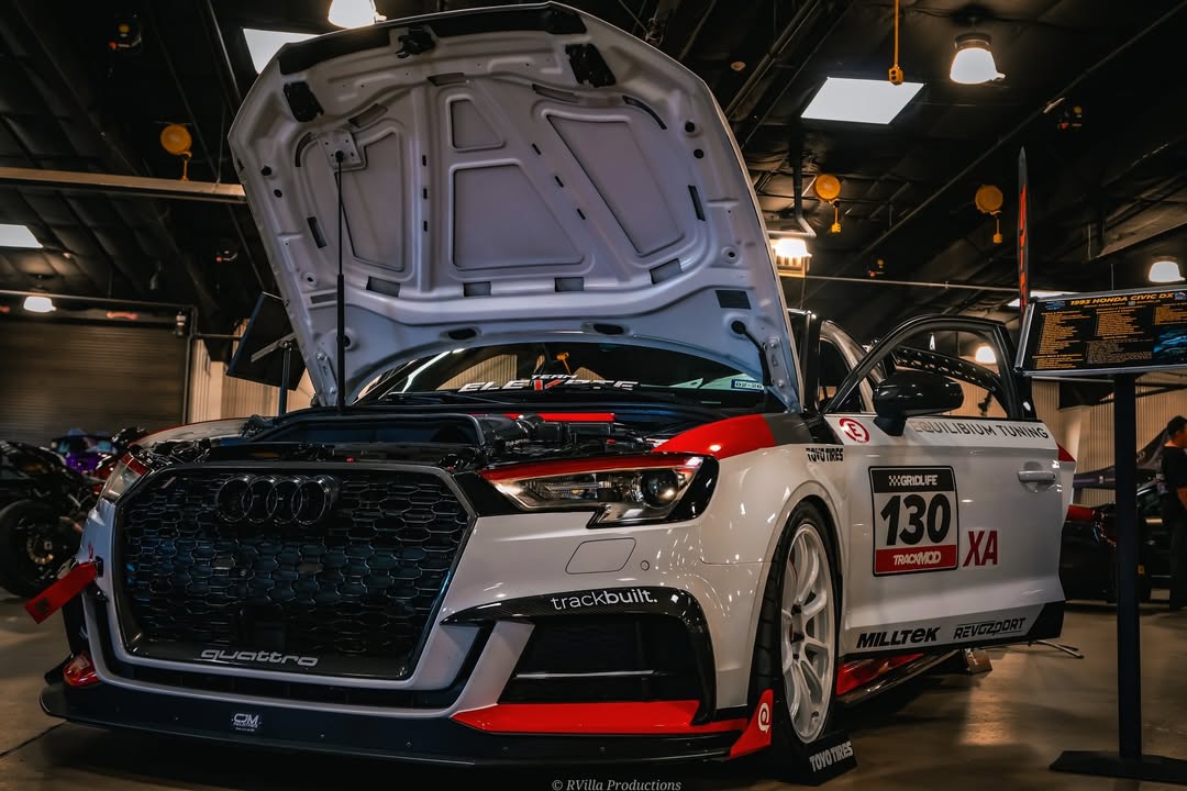Audi S3 A3 S-line (with s-line bumper) 8V.5 2017 2018 2019 2020 with Aftermarket Parts - Upper Valences Pre-preg Carbon Fiber from Karbel Carbon
