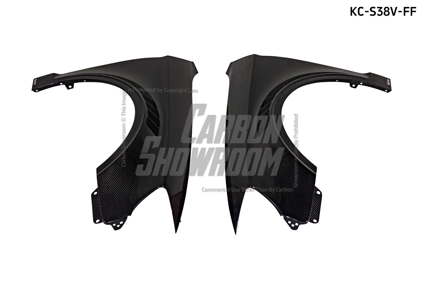 Audi S3 A3 8V.5 2015 2016 2017 2018 2019 2020 & RS3 8V.5 2018 2019 2020 With Aftermarket Parts - Front Fenders Pre-preg Carbon Fiber from Karbel Carbon