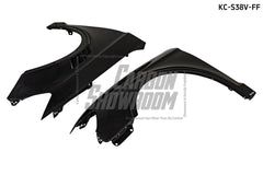 Audi S3 A3 8V.5 2015 2016 2017 2018 2019 2020 & RS3 8V.5 2018 2019 2020 With Aftermarket Parts - Front Fenders Pre-preg Carbon Fiber from Karbel Carbon
