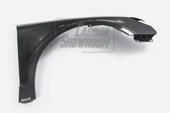 Audi S3 A3 8V.5 2015 2016 2017 2018 2019 2020 & RS3 8V.5 2018 2019 2020 With Aftermarket Parts - Front Fenders Pre-preg Carbon Fiber from Karbel Carbon