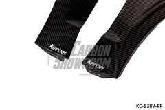 Audi S3 A3 8V.5 2015 2016 2017 2018 2019 2020 & RS3 8V.5 2018 2019 2020 With Aftermarket Parts - Front Fenders Pre-preg Carbon Fiber from Karbel Carbon