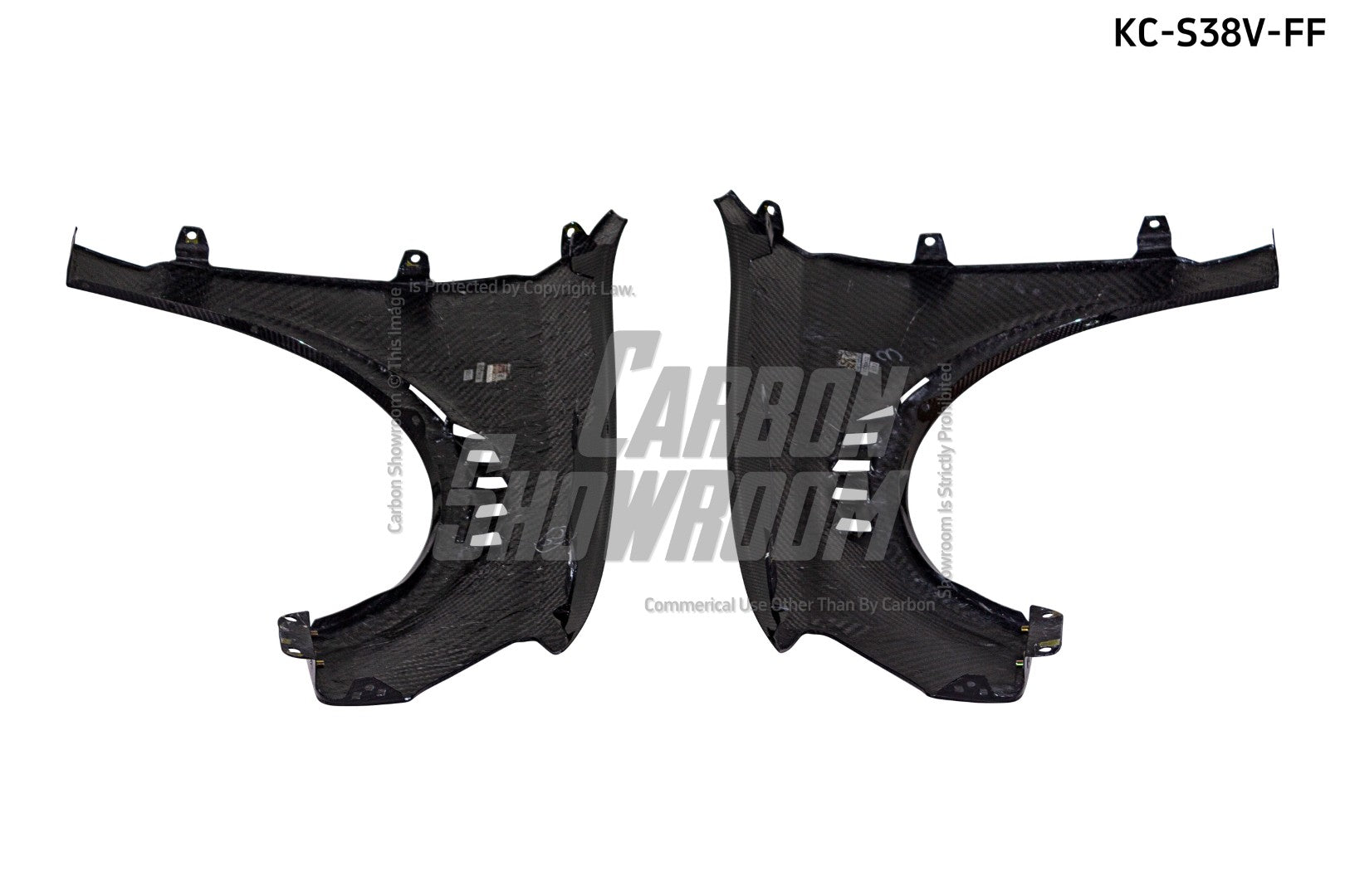 Audi S3 A3 8V.5 2015 2016 2017 2018 2019 2020 & RS3 8V.5 2018 2019 2020 With Aftermarket Parts - Front Fenders Pre-preg Carbon Fiber from Karbel Carbon