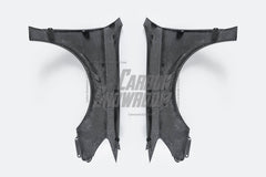 Audi S3 A3 8V.5 2015 2016 2017 2018 2019 2020 & RS3 8V.5 2018 2019 2020 With Aftermarket Parts - Front Fenders Pre-preg Carbon Fiber from Karbel Carbon