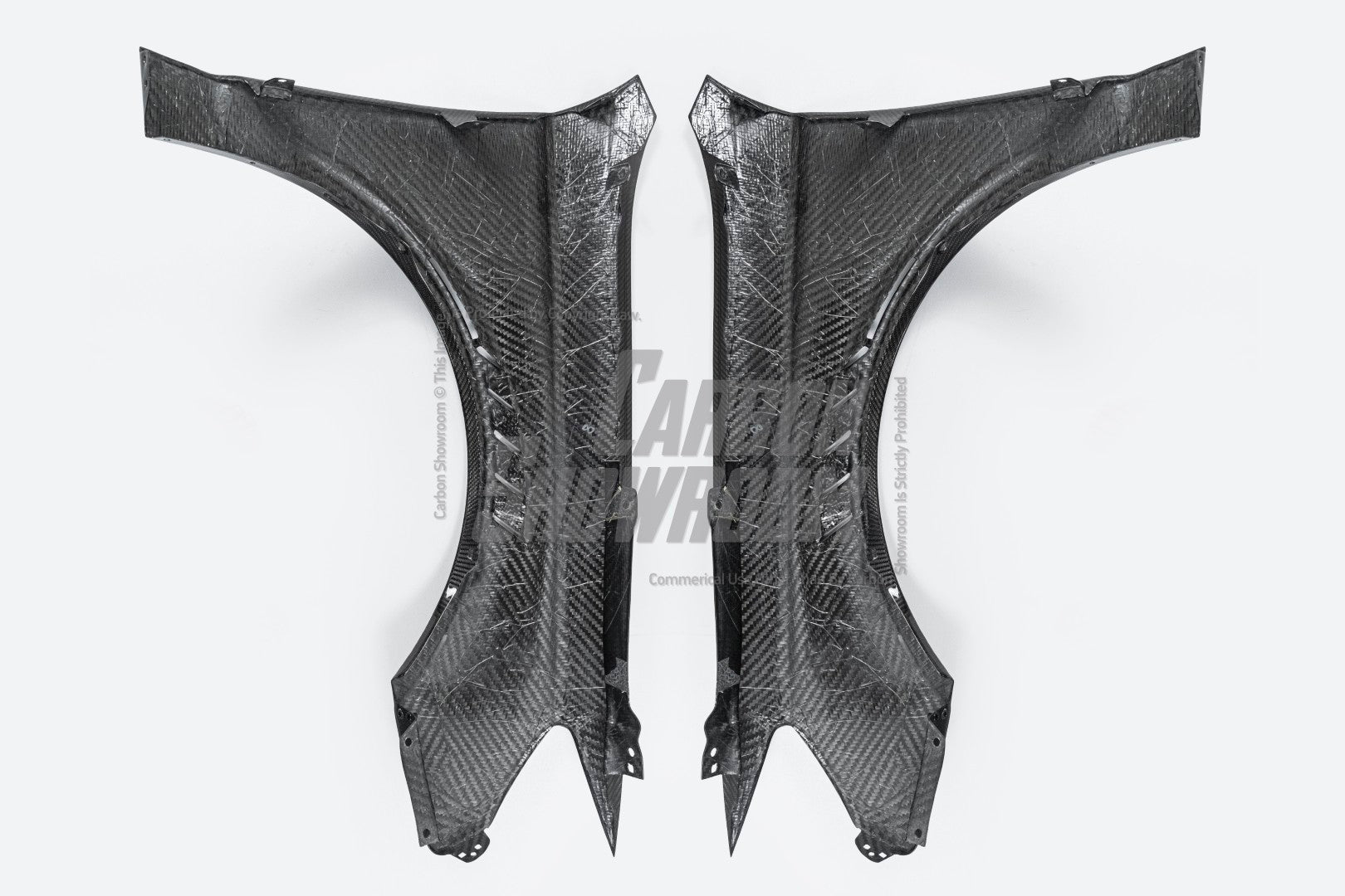 Audi S3 A3 8V.5 2015 2016 2017 2018 2019 2020 & RS3 8V.5 2018 2019 2020 With Aftermarket Parts - Front Fenders Pre-preg Carbon Fiber from Karbel Carbon