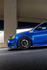 Audi S3 A3 8V.5 2015 2016 2017 2018 2019 2020 & RS3 8V.5 2018 2019 2020 With Aftermarket Parts - Front Fenders Pre-preg Carbon Fiber from Karbel Carbon