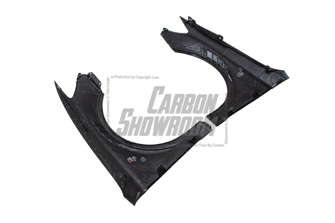 Audi S3 A3 8V.5 2015 2016 2017 2018 2019 2020 & RS3 8V.5 2018 2019 2020 With Aftermarket Parts - Front Fenders Pre-preg Carbon Fiber from Karbel Carbon
