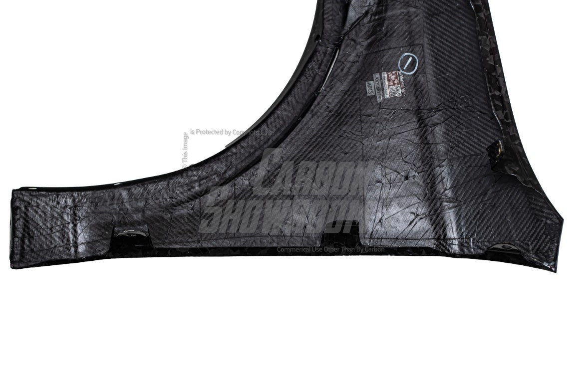 Audi S3 A3 8V.5 2015 2016 2017 2018 2019 2020 & RS3 8V.5 2018 2019 2020 With Aftermarket Parts - Front Fenders Pre-preg Carbon Fiber from Karbel Carbon
