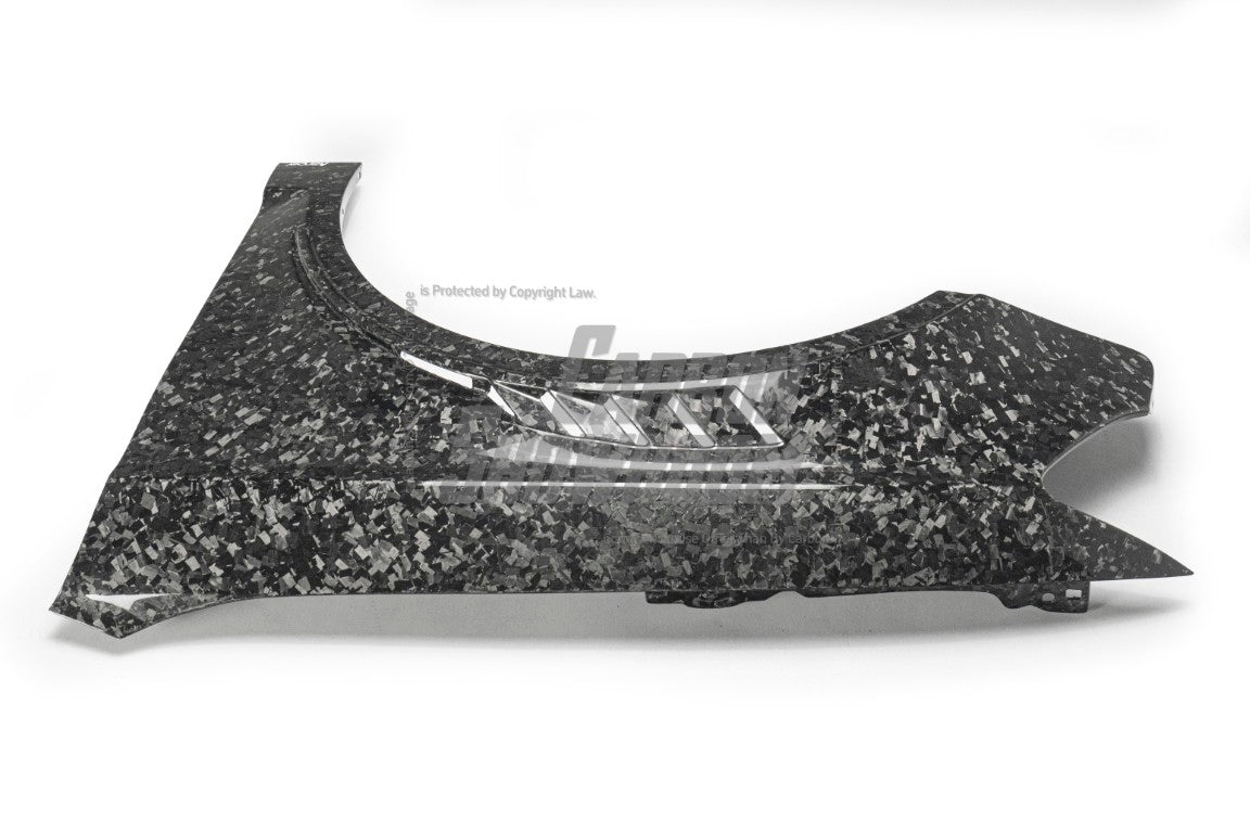 Audi S3 A3 8V.5 2015 2016 2017 2018 2019 2020 & RS3 8V.5 2018 2019 2020 With Aftermarket Parts - Front Fenders Pre-preg Carbon Fiber from Karbel Carbon