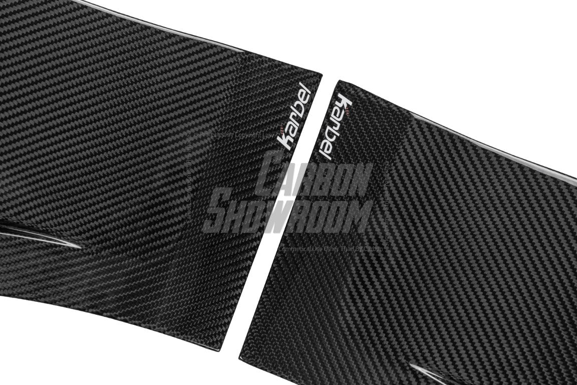 Audi S4 A4 B9 2017 2018 2019 & S4 A4 B9.5 2020 2021 2022 2023 2024 With Aftermarket Parts - Front Fenders Pre-preg Carbon Fiber from Karbel Carbon