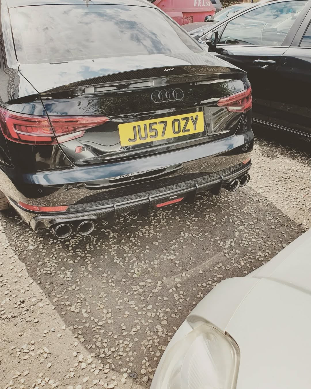 Audi S4 A4 B9 / B9.5 2017 2018 2019 2020 2021 2022 2023 2024 with Aftermarket Parts - Rear Spoiler Pre-preg Carbon Fiber/FRP from Karbel Carbon