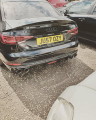 Audi S4 A4 B9 / B9.5 2017 2018 2019 2020 2021 2022 2023 2024 with Aftermarket Parts - Rear Spoiler Pre-preg Carbon Fiber/FRP from Karbel Carbon