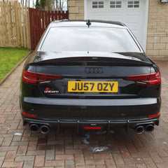 Audi S4 A4 B9 / B9.5 2017 2018 2019 2020 2021 2022 2023 2024 with Aftermarket Parts - Rear Spoiler Pre-preg Carbon Fiber/FRP from Karbel Carbon