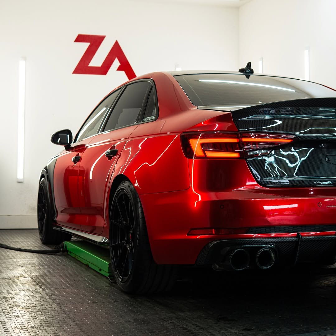Audi S4 A4 B9 / B9.5 2017 2018 2019 2020 2021 2022 2023 2024 with Aftermarket Parts - Rear Spoiler Pre-preg Carbon Fiber/FRP from Karbel Carbon