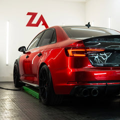 Audi S4 A4 B9 / B9.5 2017 2018 2019 2020 2021 2022 2023 2024 with Aftermarket Parts - Rear Spoiler Pre-preg Carbon Fiber/FRP from Karbel Carbon