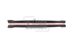 Audi S4 A4 B9 / B9.5 2017 2018 2019 2020 2021 2022 2023 2024 with Aftermarket Parts - V2 Side Skirts Pre-preg Carbon Fiber from Karbel Carbon