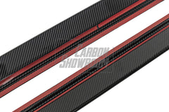 Audi S4 A4 B9 / B9.5 2017 2018 2019 2020 2021 2022 2023 2024 with Aftermarket Parts - V2 Side Skirts Pre-preg Carbon Fiber from Karbel Carbon