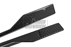 Audi S4 A4 B9 / B9.5 2017 2018 2019 2020 2021 2022 2023 2024 with Aftermarket Parts - V2 Side Skirts Pre-preg Carbon Fiber from Karbel Carbon