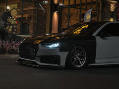 Audi S4 A4 B9 2017 2018 2019 & S4 A4 B9.5 2020 2021 2022 2023 2024 With Aftermarket Parts - Front Fenders Pre-preg Carbon Fiber from Karbel Carbon
