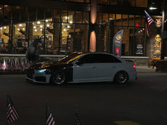 Audi S4 A4 B9 2017 2018 2019 & S4 A4 B9.5 2020 2021 2022 2023 2024 With Aftermarket Parts - Front Fenders Pre-preg Carbon Fiber from Karbel Carbon