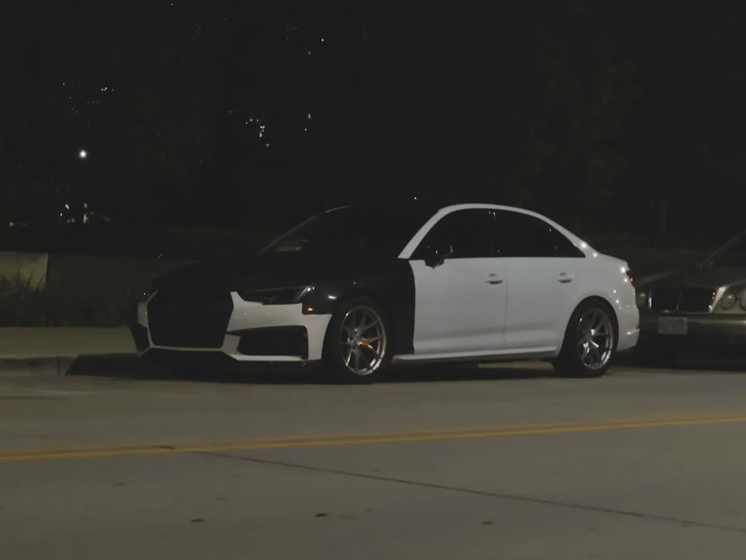 Audi S4 A4 B9 2017 2018 2019 & S4 A4 B9.5 2020 2021 2022 2023 2024 With Aftermarket Parts - Front Fenders Pre-preg Carbon Fiber from Karbel Carbon
