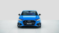 Audi S4 A4 S-line (with s-line bumper, does not fit base model) B9.5 2020 2021 2022 2023 2024 with Aftermarket Parts - V3 Front Lip Pre-preg Carbon Fiber from Karbel Carbon