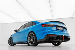 Audi S4 B9.5 2020 2021 2022 2023 2024 with Aftermarket Parts - V3 Rear Diffuser & Canards Pre-preg Carbon Fiber from Karbel Carbon