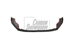 Audi S4 A4 S-line (with s-line bumper, does not fit base model) B9.5 2020 2021 2022 2023 2024 with Aftermarket Parts - V3 Front Lip Pre-preg Carbon Fiber from Karbel Carbon