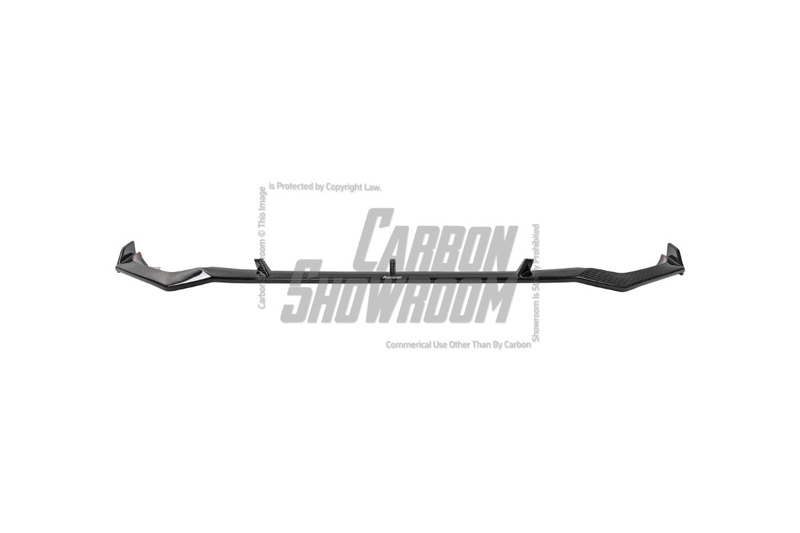 Audi S4 A4 S-line (with s-line bumper, does not fit base model) B9.5 2020 2021 2022 2023 2024 with Aftermarket Parts - V3 Front Lip Pre-preg Carbon Fiber from Karbel Carbon