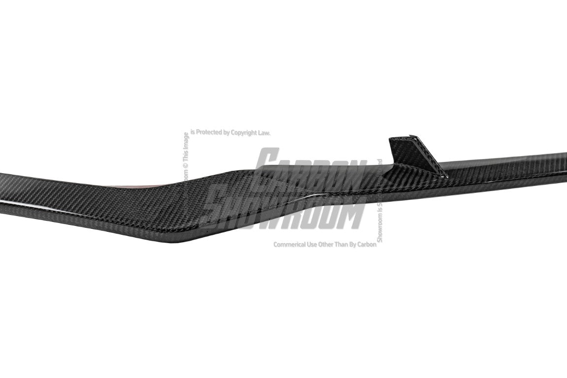 Audi S4 A4 S-line (with s-line bumper, does not fit base model) B9.5 2020 2021 2022 2023 2024 with Aftermarket Parts - V3 Front Lip Pre-preg Carbon Fiber from Karbel Carbon