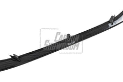 Audi S4 A4 S-line (with s-line bumper, does not fit base model) B9.5 2020 2021 2022 2023 2024 with Aftermarket Parts - V3 Front Lip Pre-preg Carbon Fiber from Karbel Carbon