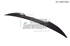 Karbel Carbon Rear Spoiler Ver.1 for Audi S4 & A4 S Line 2017-ON B9 B9.5 Sedan Carbon Fiber