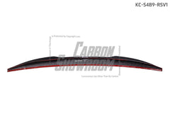 Karbel Carbon Rear Spoiler Ver.1 for Audi S4 & A4 S Line 2017-ON B9 B9.5 Sedan Carbon Fiber