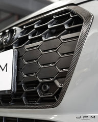 Audi S5 A5 B9.5 2020 2021 2022 2023 2024 with Aftermarket Parts - Front Grill Pre-preg Carbon Fiber from Karbel Carbon